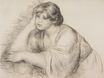 Pierre-Auguste Renoir - Sitting girl 1917
