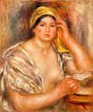 Renoir Pierre-Auguste - Woman with a yellow turban 1917