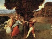 Titian - The Birth of Adonis 1505-1510