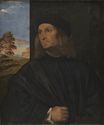 Tiziano Vecelli - Portrait of the Venetian Painter Giovanni Bellini 1511-1512