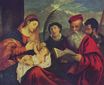 Titian - Madonna and Child with Saint Stephen, Saint Jerome and Saint Mauritius 1520