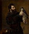 Tiziano Vecelli - Giorgio Cornaro with a Falcon 1537