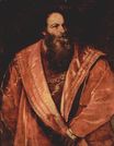 Tiziano Vecelli - Portrait of Pietro Aretino 1545