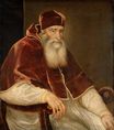 Tiziano Vecelli - Pope Paul III Farnese (1468-1549) 1546