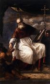 Tiziano Vecelli - St John the Almsgiver. Saint John the Almoner 1549-1550