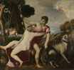 Tiziano Vecellio - Venus and Adonis 1554