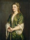Tiziano Vecelli - Portrait of a Lady 1555