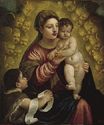 Tiziano Vecellio - Virgin and Child with Saint John 1550-1576