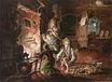 William Turner - The Sick Cat: A Cottage Interior 1789