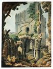 William Turner - The West Tower of Malmesbury Abbey 1791