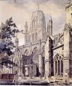 William Turner - South Porch of St Mary Redcliffe, Bristol 1791