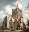 William Turner - Bristol Cathedral from College Green 1791