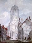 William Turner - Tom Tower, Christ Church, Oxford 1792