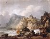 William Turner - Landscape Composition with a Ruined Castle on a Cliff 1792
