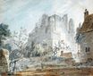 William Turner - East Malling Alley Abbey, Kent 1793;
