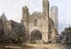 William Turner - Gate of St Augustine's Monastery, Canterbury 1793