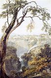 William Turner - The Falls of the Anio at Tivoli near Rome (probably after J. R. Cozens) 1794