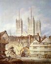 William Turner - Cathedral Church at Lincoln 1795