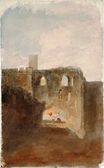William Turner - St David's, The Entrance to the Great Hall of the Bishop's Palace 1795