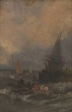 William Turner - Shipping by a Breakwater 1798