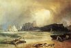 William Turner - Pembroke Caselt, South Wales, Thunder Storm Approaching 1801