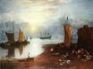 William Turner - Sun Rising through Vagour Fishermen Cleaning and Sellilng Fish 1807