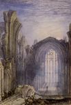William Turner - Melrose Abbey 1822