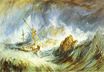 William Turner - A Storm, Shipwreck 1823