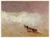 William Turner - Shore Scene with Waves and Breakwater 1835