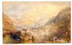 William Turner - Brunnen, from the Lake of Lucerne 1845