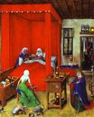 Jan van Eyck - The Birth of John the Baptist 1422