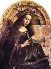 Jan van Eyck - The Ghent Altarpiece, The Virgin Mary 1426-1429