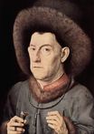 Jan van Eyck - Portrait of a Man with Carnation 1435