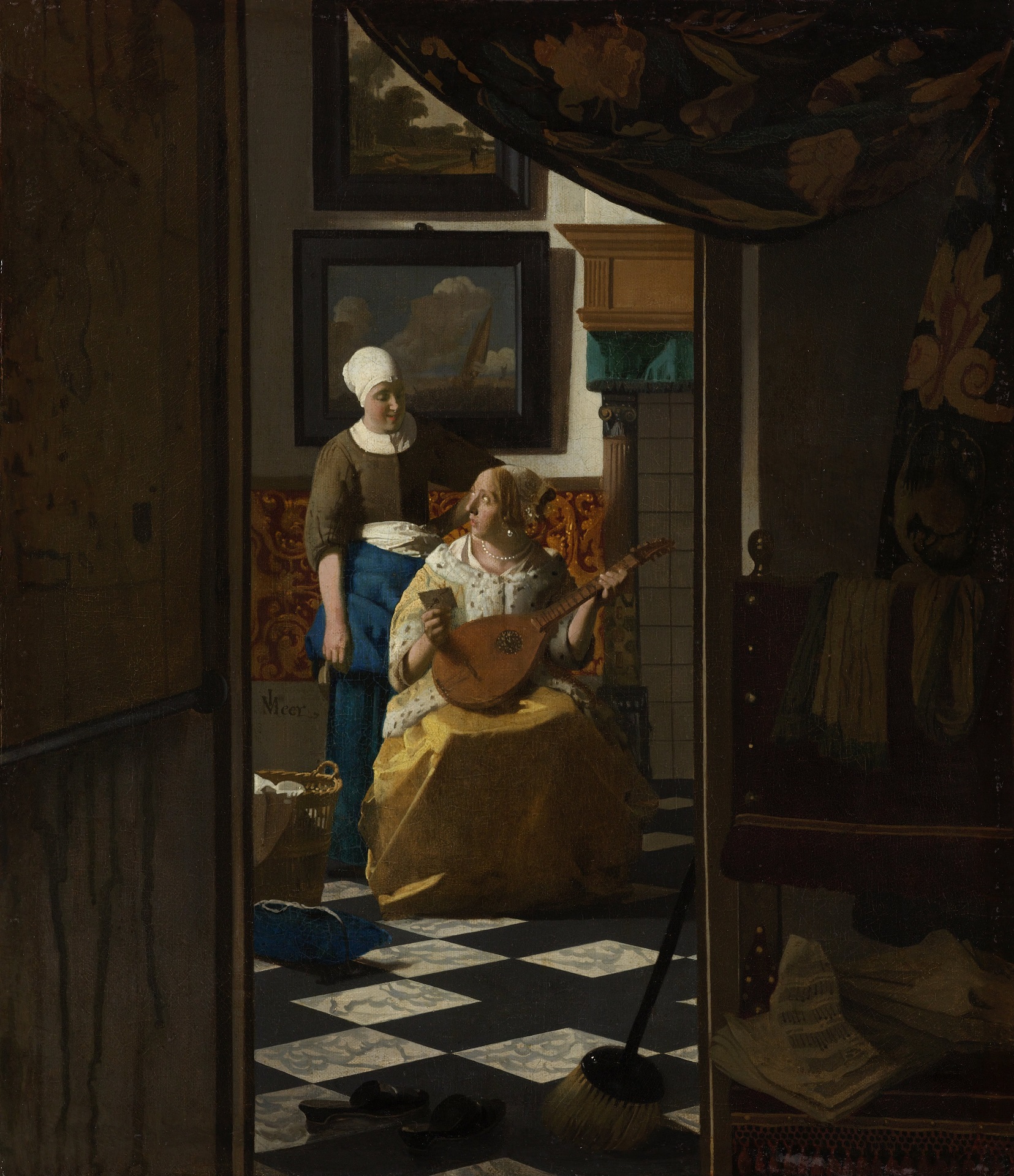 Johannes Vermeer - The Love Letter 1669