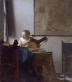 Johannes Vermeer - Woman with a lute 1662-1664