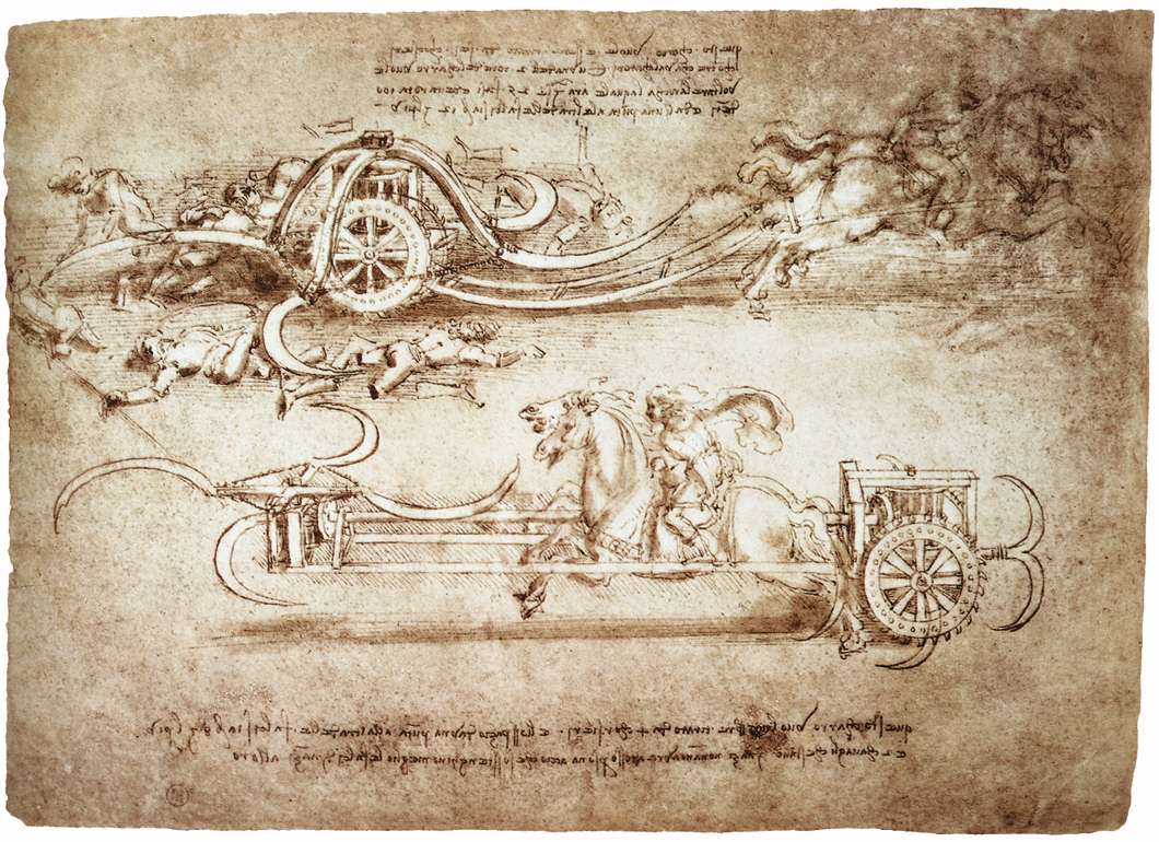 Leonardo da Vinci - Scythed Chariot 1483