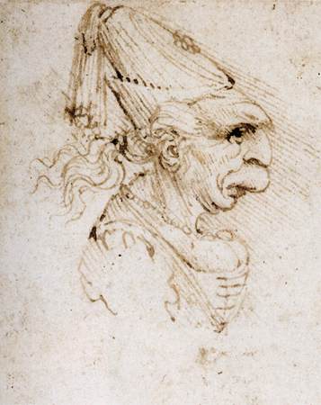 Leonardo da Vinci - Caricature 1500