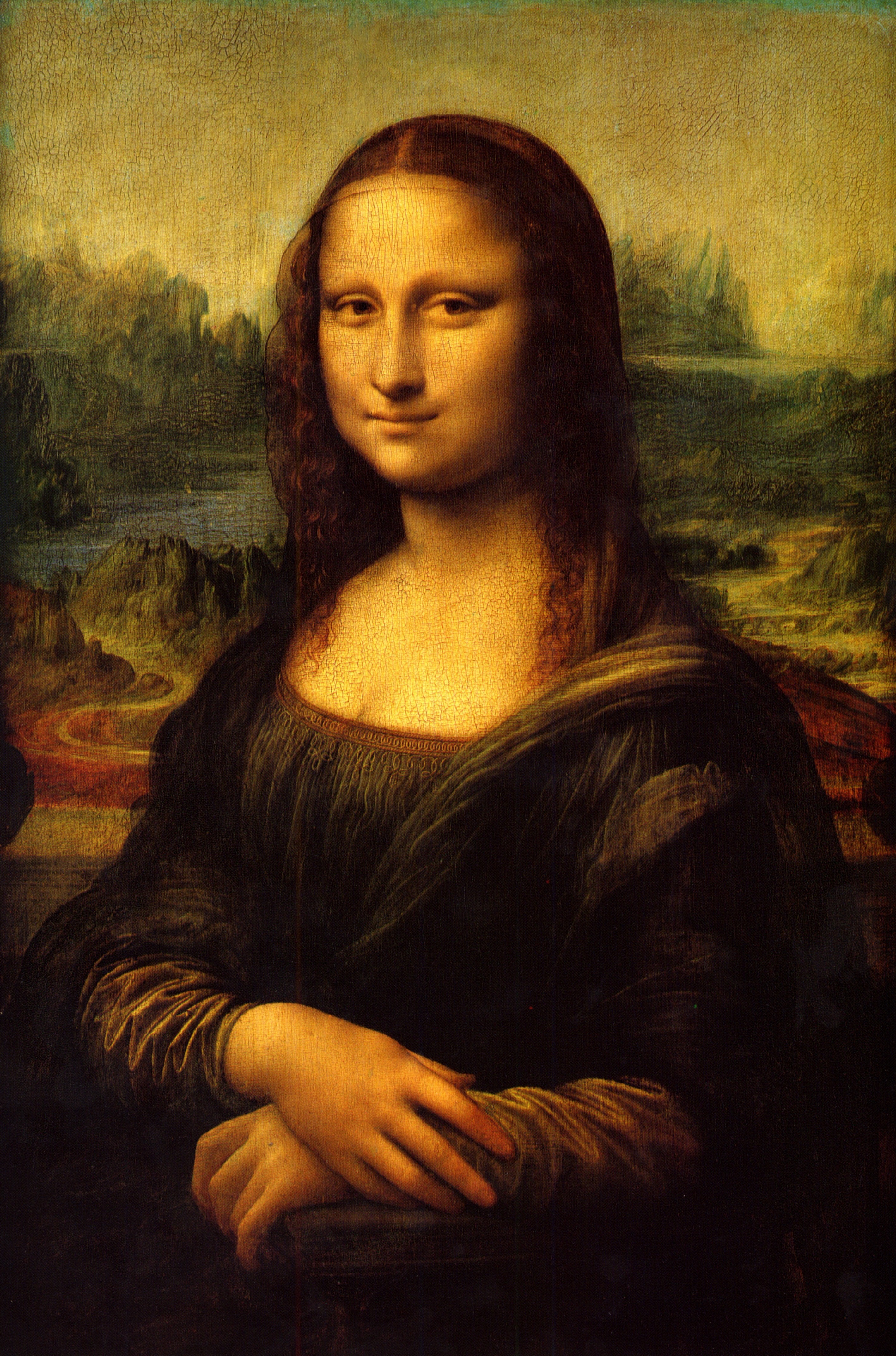 Leonardo da Vinci - Mona Lisa also known as 'La Gioconda'. Portrait of Lisa Gherardini 1504