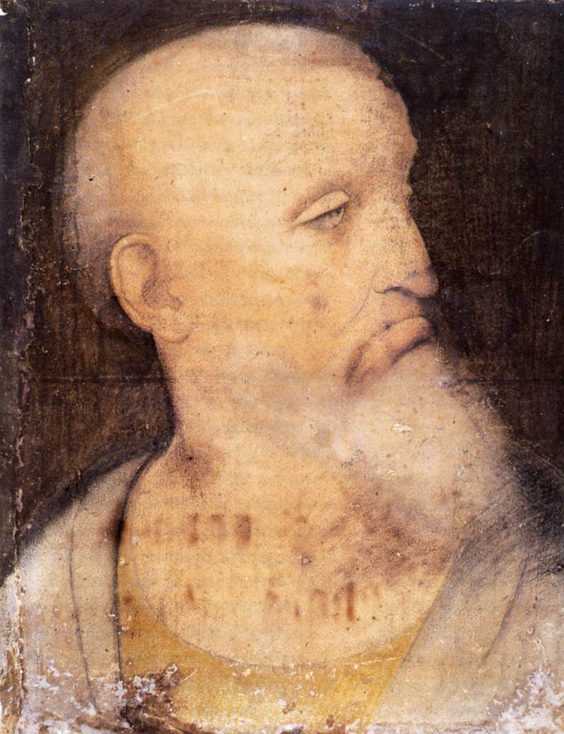 Leonardo da Vinci - Head of St. Andrew