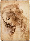 Leonardo da Vinci - Woman's Head 1473