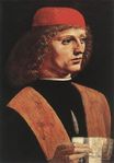 Leonardo da Vinci - Portrait of a Musician 1485