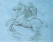Leonardo da Vinci - A study for an equestrian monument 1490