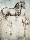 Leonardo da Vinci - Study of horses 1490