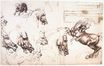 Leonardo da Vinci - Study of horses for the Battle of Anghiari 1503