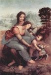 Leonardo da Vinci - The Virgin and Child with St. Anne 1510