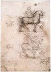 Leonardo da Vinci - Equestrian monument 1517