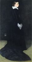 Arrangement in Black, No.2 Portrait of Mrs. Louis Huth 1872