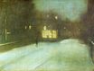 Nocturne in Grey and Gold. Chelsea Snow 1876