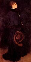 Arrangement in Brown and Black. Portrait of Miss Rosa Corder 1878