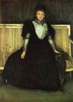 Green and Violet Portrait of Mrs. Walter Sickert 1886